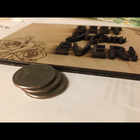 CUSTOM LASER ENGRAVED Dimensional Letters  Plaques Magnets - Picture 8 of 11